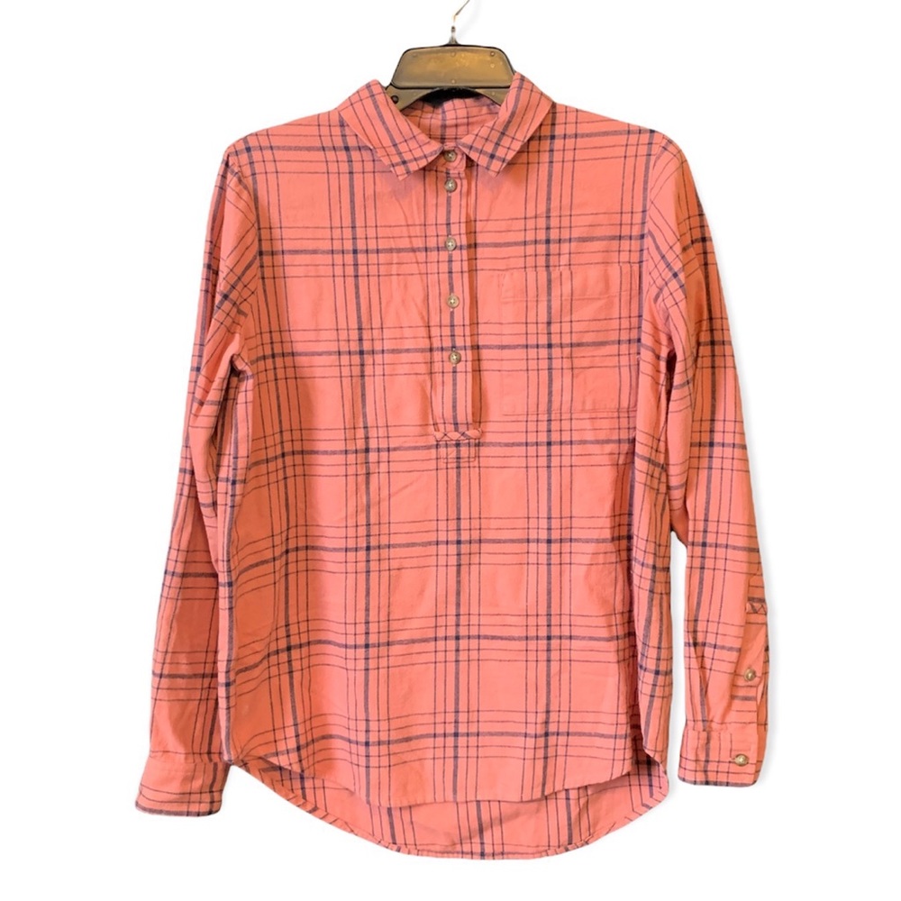 Madewell Flannel Popover Shirt in Colcord Plaid - Picture 2 of 8